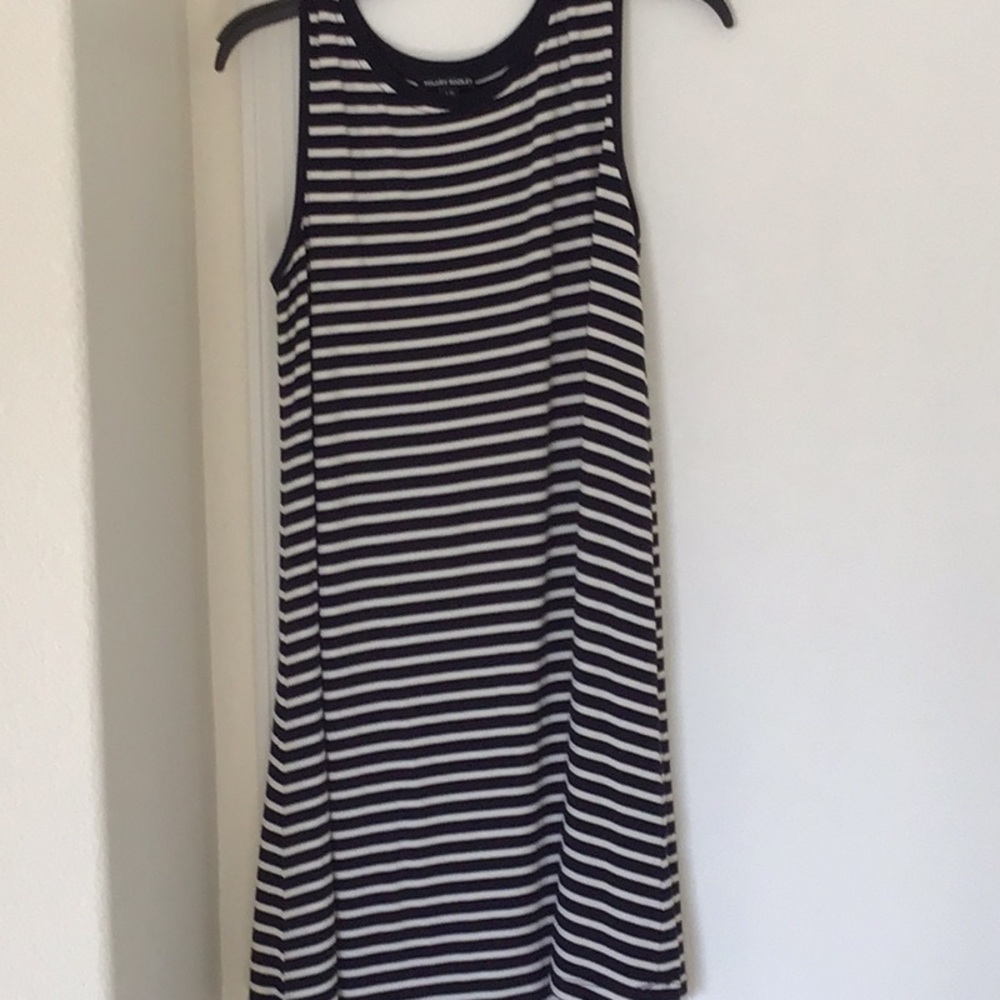 Hilary Radley Striped Tank Dress Large